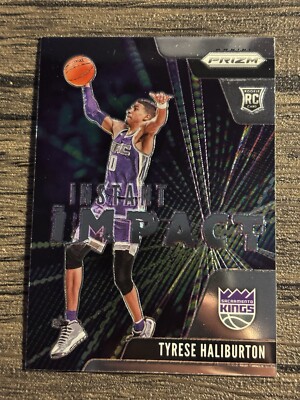 2020-21 Panini Prizm Basketball Tyrese Halliburton Instant Impact