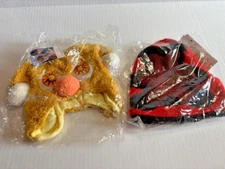 Lot of 2 Jamont Hats/Beanies For Kids Very Cute O/S Yellow Red/Black