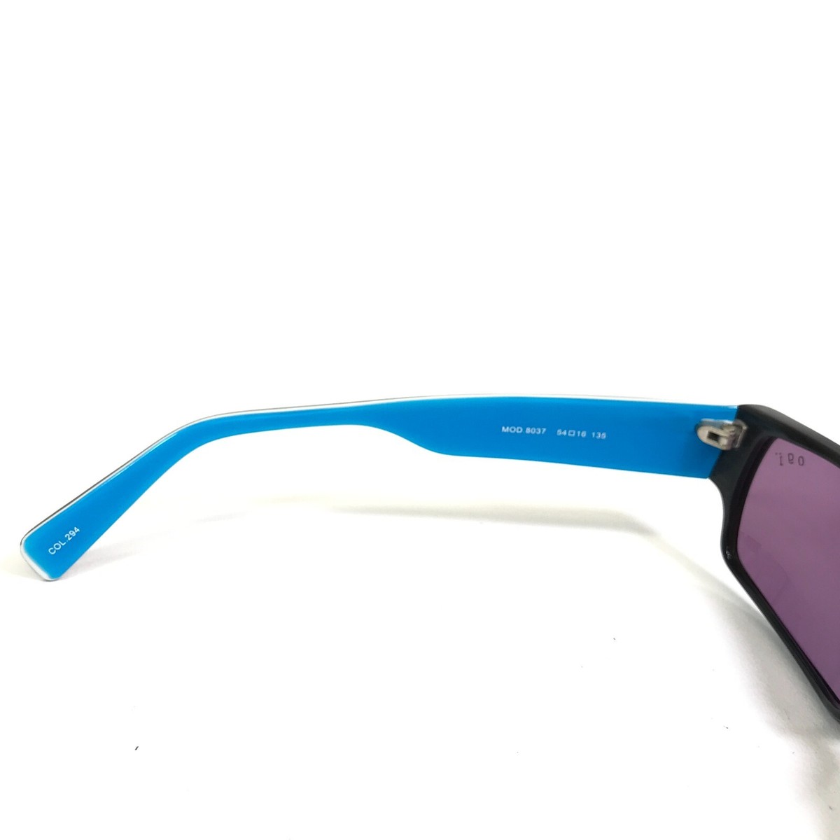 Ogi Sunglasses MOD.8037 COL.294 Black Gray Horn Blue 