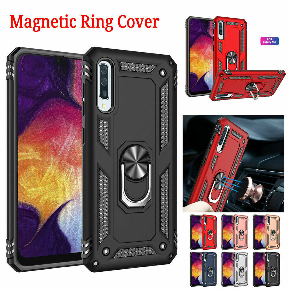 Shockproof Ring Armor Stand Phone Case For Samsung A20E A40 A50 A70S A10S A30
