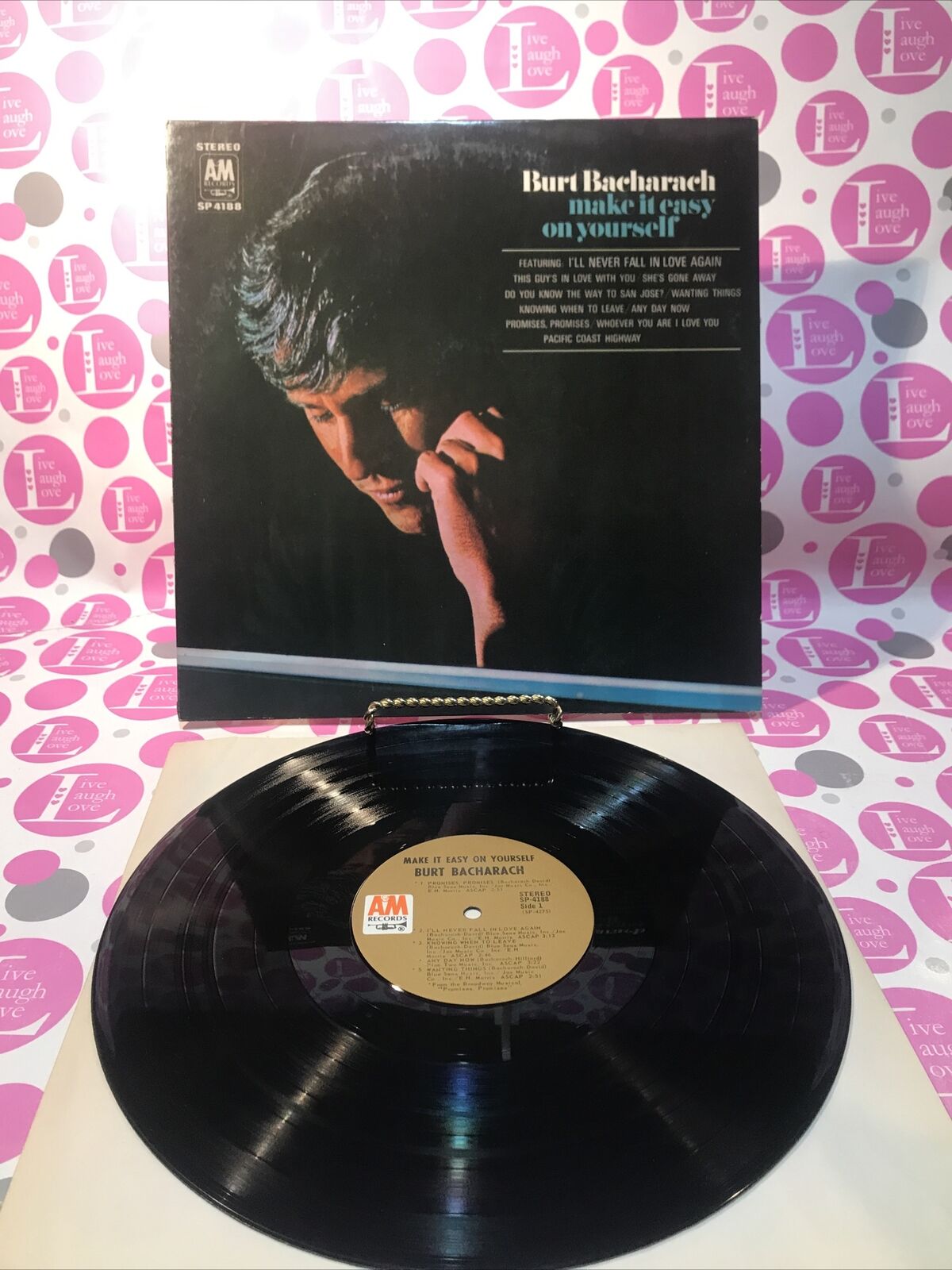 BURT BACHARACH - Make It Easy on Yourself LP 1970 A&M SP4188 Vinyl * Near MINT