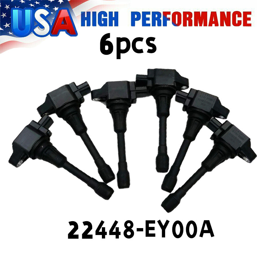 6x Ignition Coils For Nissan 370Z Infiniti EX37 FX37 M37 G37 Q60 3.7L