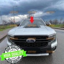 Ford Ranger T9 Prise d'Air Capot 2023+ Enjoliveur Ecope Capot Noir Brillant