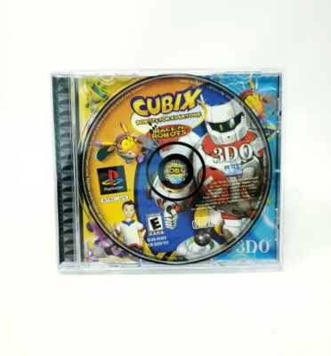Cubix Robots for Everyone (Sony PlayStation 1) PS1 Disc & Case 