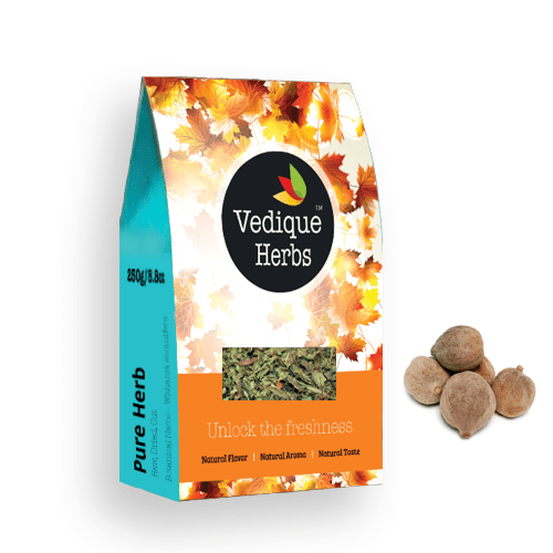 VEDIQUE HERBS Organic Bibhitaki Fruit (Terminalia belerica) - 250g (8.8oz) | ...