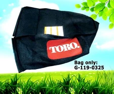 Genuine Toro 119-0325 e-Cycler 20inch Cordless Lawn Mower Grass Catcher Bag Only