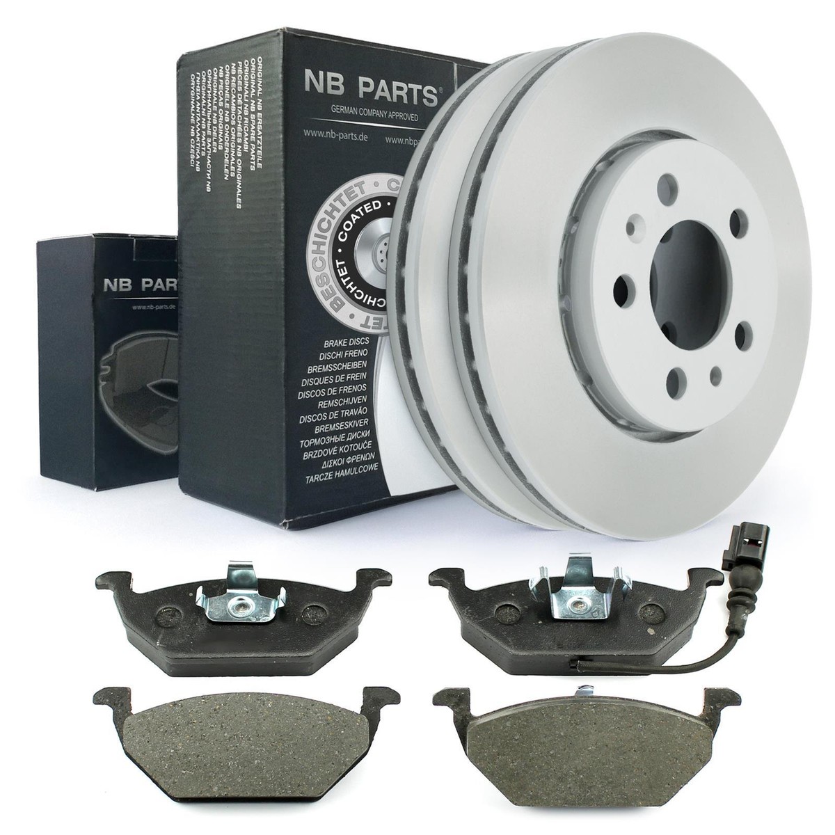 Bremsscheiben Bremsbeläge vorne 256mm für Audi A2 A3 Skoda VW Golf 