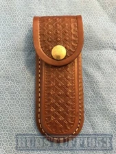 Hunter Leather Knife Sheath - Brown - #27-115-2