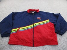 Vintage DuPont Jacket Mens 2XL XXL Blue Monte Carlo Cars Racing Coat USA 90s