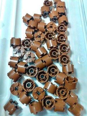 #ad #ad NEW REDDISH BROWN ROUND 2X2 BRICK #3941 — 50* PIECES — Custom amp; Compatible $11.45
