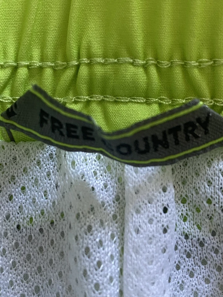 Free Country 水力柔性泳裤蓝色和绿色条纹男孩尺寸 L 14/16 — 第 4/4 张图片