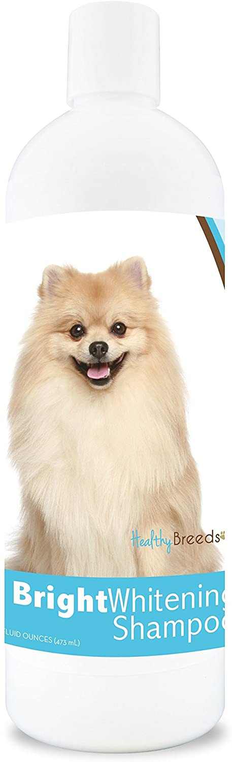 Healthy Breeds Dog Bright Whitening Shampoo for Pomeranian - For White, Lighter