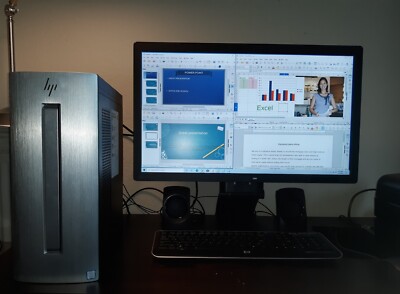 DeskTop Turbo HP i7 7TH GEN MONITOR, KEYBOARD, FULL SYSTEM AT $640