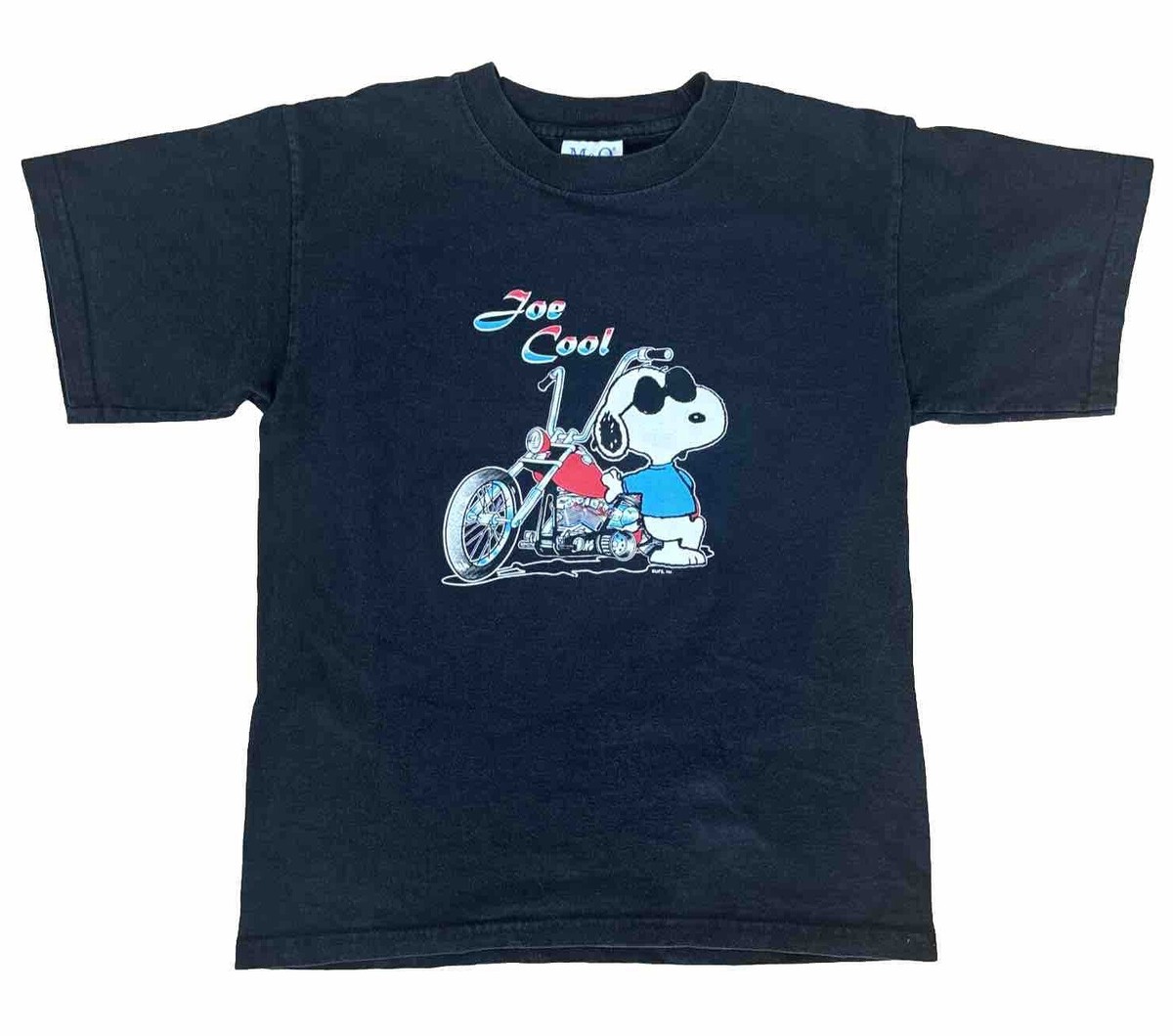 Peanuts United Feature Syndicate Snoopy Motorcycle Black