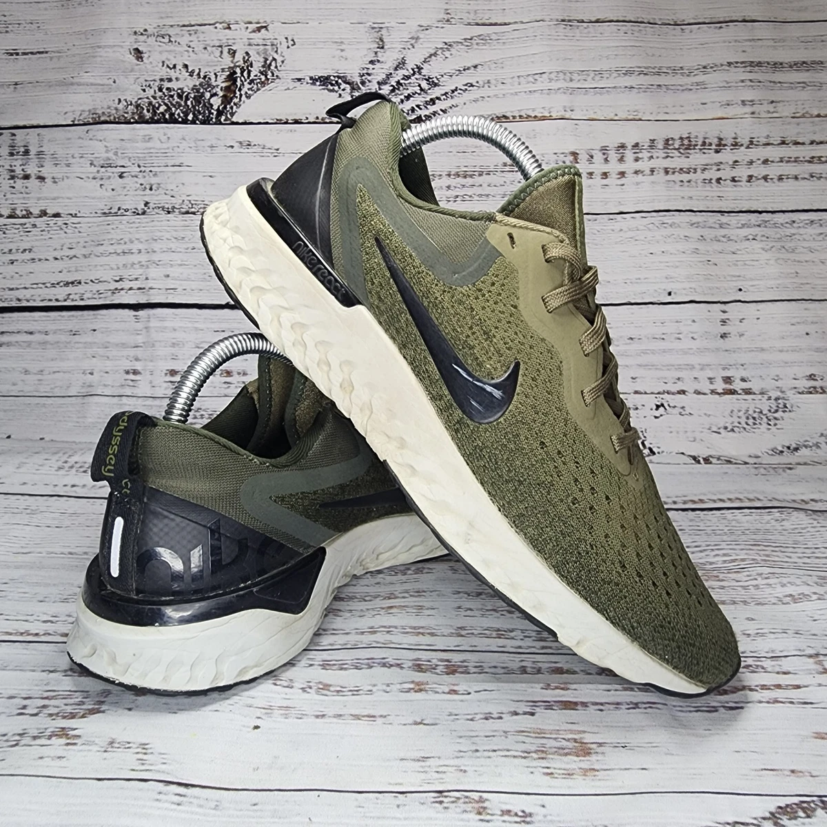 Nike react olive green sale