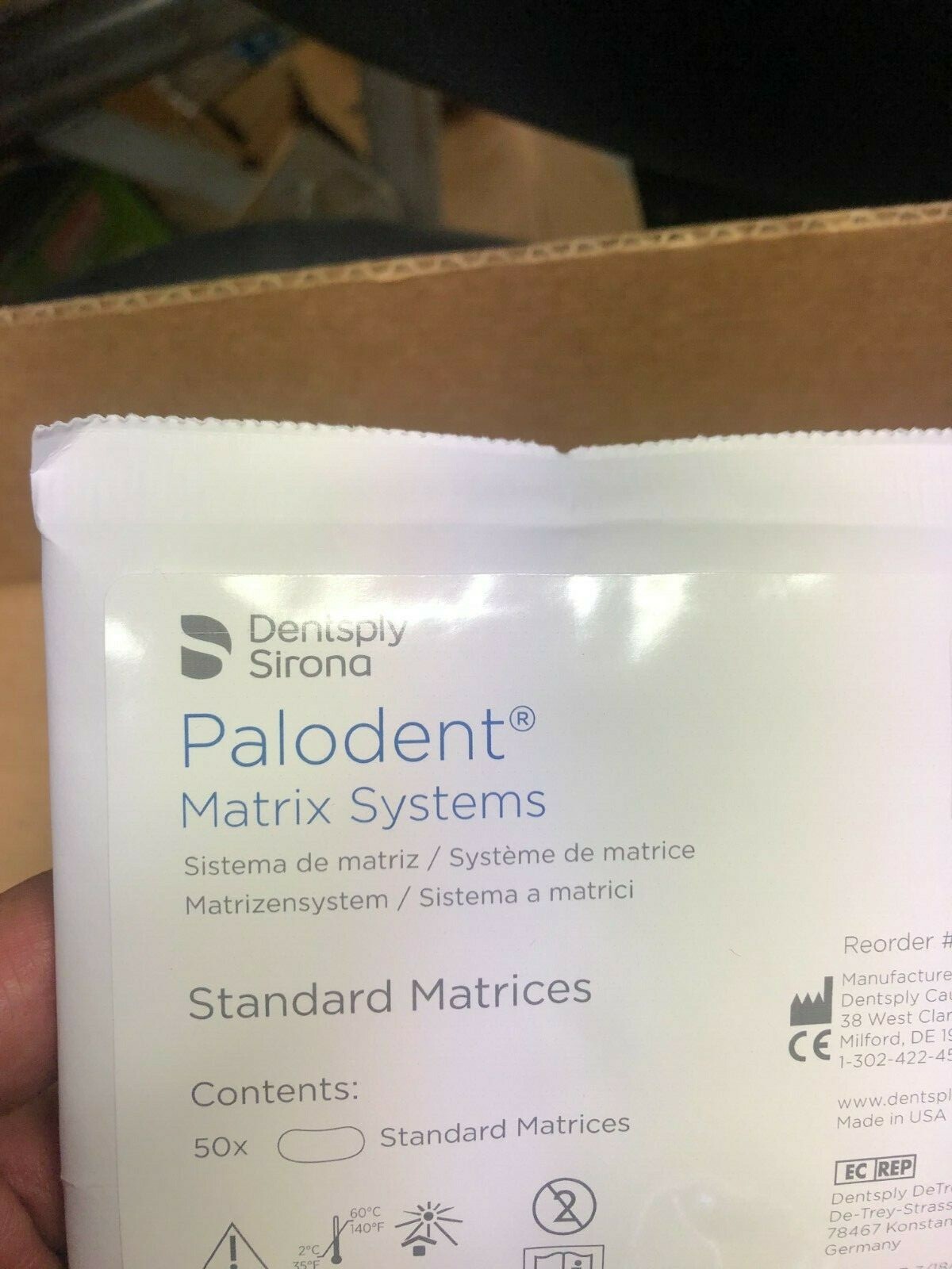 DENTSPLY SIRONA PALODENT SYSTEMS STANDARD MATRICES #659015 (50 PCS) | eBay