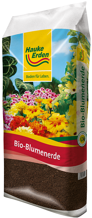 Bio Blumenerde 40 Liter Grün und Balkonpflanzen Hauke Erden eBay