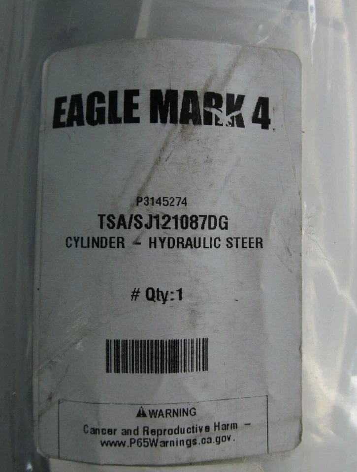 NUEVO EAGLE MARK 4 HIDRÁULICO CAMIÓN DE PATIO DIRECCIÓN/CILINDRO DE DIRECCIÓN TSA/SJ121087DG Foto 2 de 4