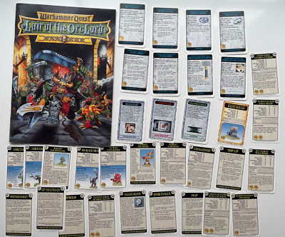 Lair of the Orc Lord Event Dungeon & Treasure Cards Warhammer Quest Spare Parts