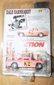 DALE EARNHART 1/64 1956 FORD VICTORIA  K-2 (PINK WITH PURPLE ROOF)