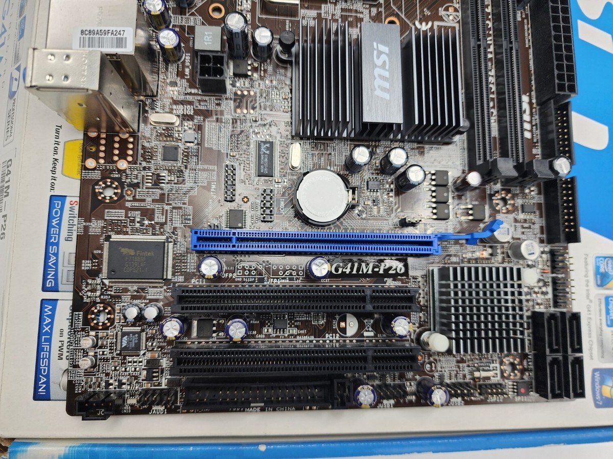 G41m S01 Ms 7592 Motherboard MSI MS-7592 G41TM-P33 G41 LGA775 ATX