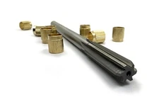 Carburetor 3/8 Throttle Shaft Bushing Repair Kit with reamer&8 Bushings