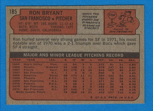 1972 Topps Baseball High Grade U-Pick to complete your set - 第 219/451 張圖片
