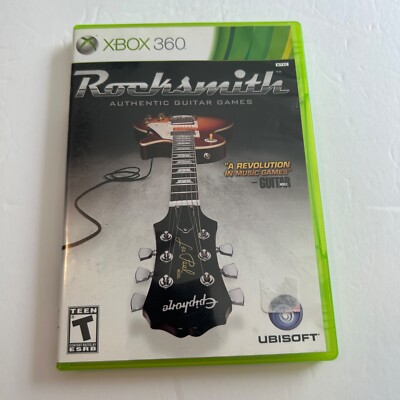 Rocksmith Xbox 360 2011 with Manual Ubisoft Rated T No Cord