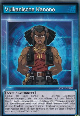 Vulkanische Kanone SGX1-DES16 Common Speed Duel GX: Duel Academy Box Yugioh