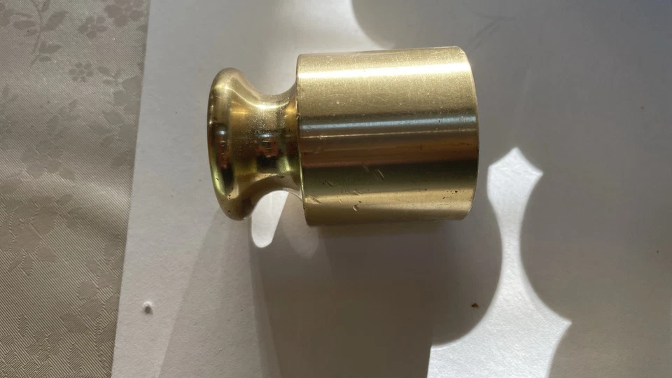 12 pesos de escala de acero inoxidable recubiertos de latón 500 g Foto 4 de 4