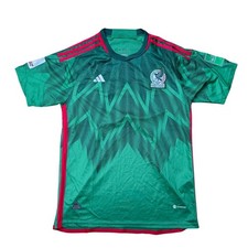 Adidas Mexico 2022 Santiago Gimenez Player Soccer Jersey L