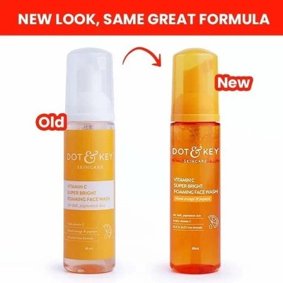 Dot & Key Skincare Vitamin C Super Bright Foaming Face Wash Dull Skin 80ml