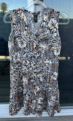 Mille Nium Floral Print Dress size M