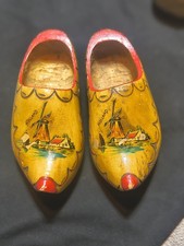 Dutch Wooden Shoes Klompen Clogs Handpainted