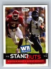 DeSean Jackson Malcolm Kelly 2008 SAGE Hit #65 Football NCAA Card RC Rookie. rookie card picture