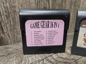 Sega Game Gear Game Combo Cartriges (Set Of 3)