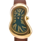 Salvador Dali soft watch green Dial Quartz Ladies Watch M#145349