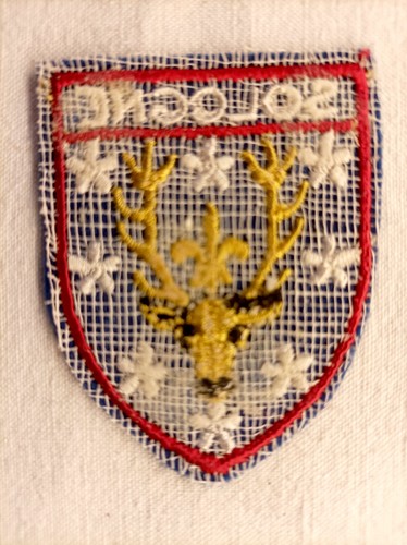 Écusson SOLOGNE France - en feutrine brodée - hauteur 6 cm - Zdjęcie 2 z 2