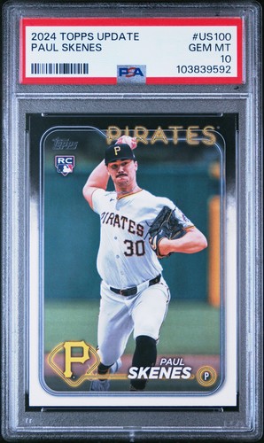 Paul Skenes #US100 2024 Topps Update card