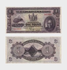 New Zealand - 1934 - 1 Pound - "XF" #NH146