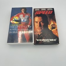 VHS  SPEED   Ayrton Senna special video set