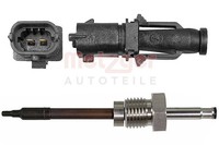 Metzger Sensor, Abgastemperatur Abgasturbolader, Vor FüR Audi