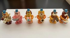 Vintage TOMY Wind Up Toys Set of 6 Different Animals Collectible Non Working