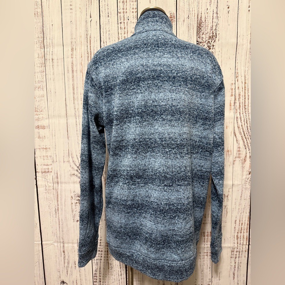 Eddie Bauer Blue Patterned Pullover - image 3