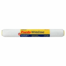 Purdy White Dove 18" Paint Roller Sleeve 3/8" Nap, Inc End Caps, Smooth Surfaces