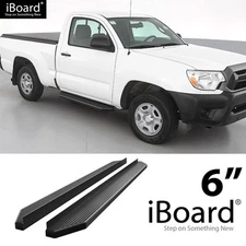 APS Running Board Black 6" Fit Toyota Tacoma Standard Cab 05-23