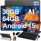 10 inch Android 15 Tablet with Keyboard, 30GB RAM 64GB ROM 2.0GHz Octa-Core, Du — photo 1