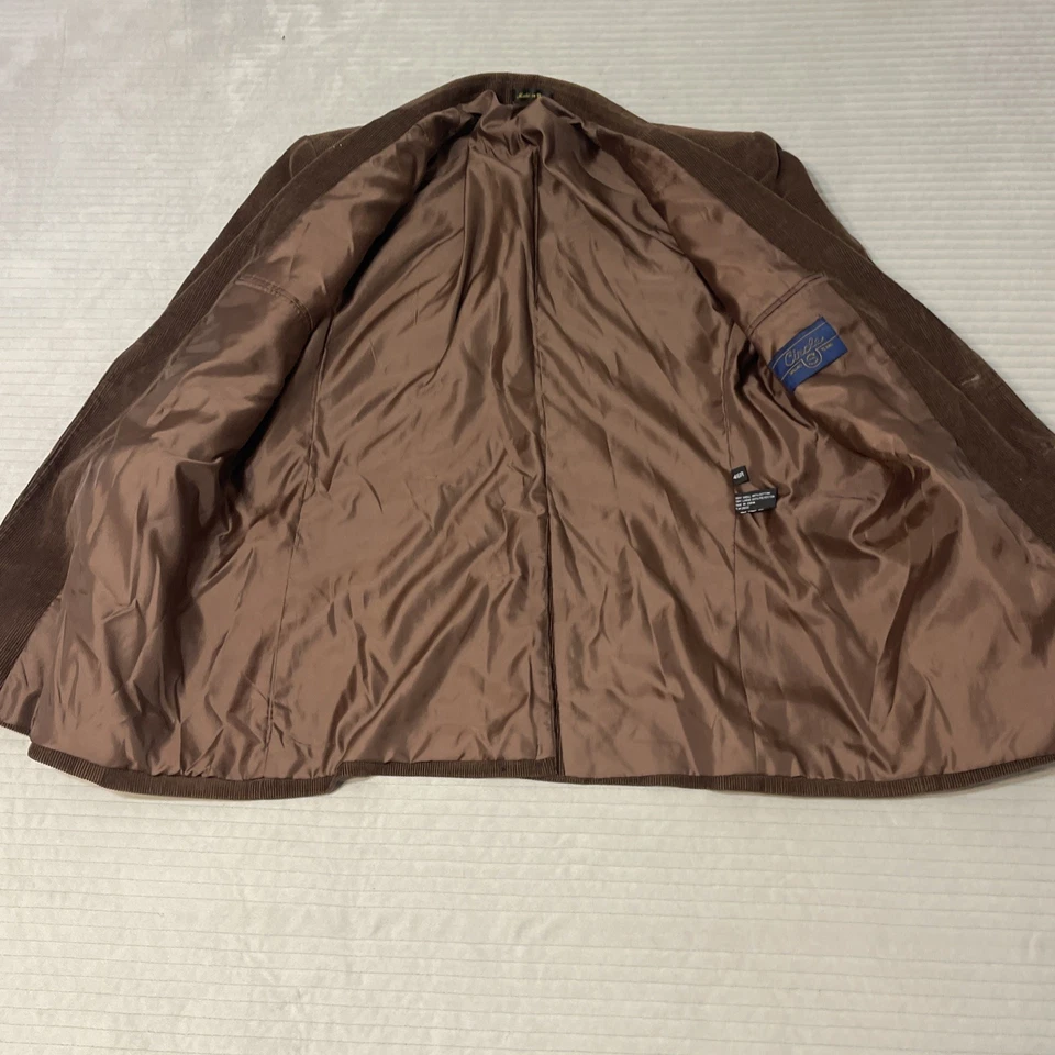 Chaqueta Blazer Abrigo Deportivo Circle S 46R Marrón Pana Yugo Occidental Para Hombre Foto 4 de 4