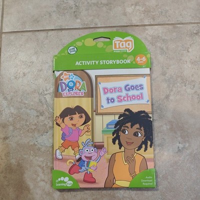LeapFrog LeapReader Tag Book Dora the Explorer Goes to School Nick Jr NEW