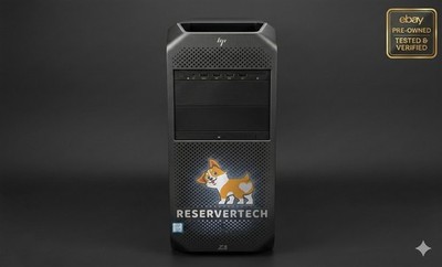 HP Z6 G4 Workstation Barebone w/ 2nd CPU Riser Dual Heatsink 10GbE No CPU/RAM